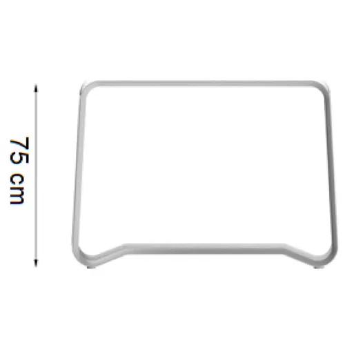 Table repas VERANO - Extérieur - 6 places - Gris alu - OFFICEPRO