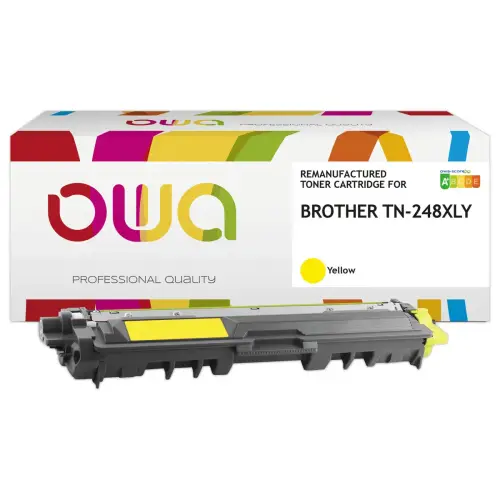 Toner OWA &eacute;quivalent Brother TN-248YXL jaune 