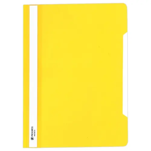 Chemise de présentation jaune à lamelles A4 pour 150 feuilles - Jaune