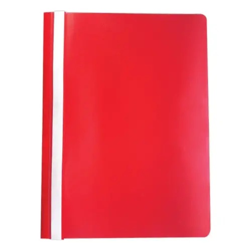 Chemise de présentation rouge à lamelles A4 pour 150 feuilles - Rouge