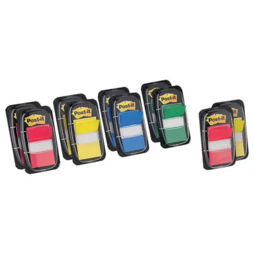 600 (500 + 100 offerts) Marque-pages souples - 2,5x4,4 cm - POST-IT