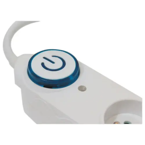 Bloc multiprises 3 prises - Câble 1,5 m - Avec interrupteur