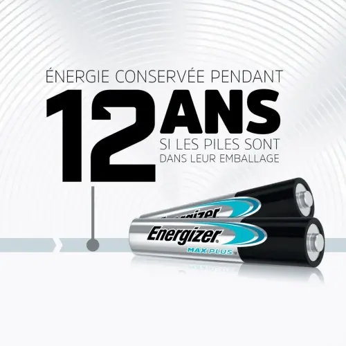 20 Piles alcalines LR6 (AA) Max Plus - ENERGIZER 