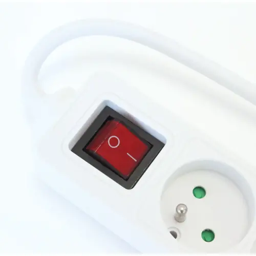Blocs 5 prises - Avec USB et interrupteur - Câble 1,5m