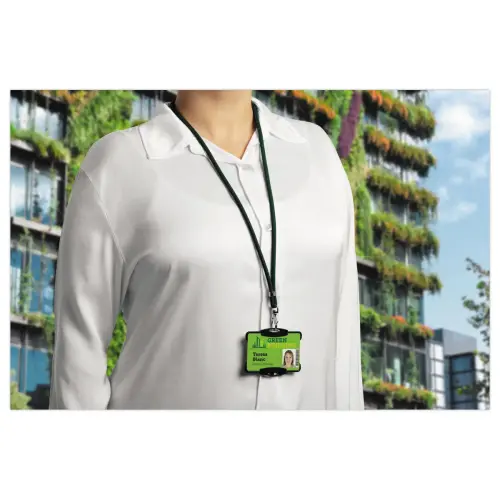 10 Cordon rond avec mousqueton - Vert - DURABLE 
