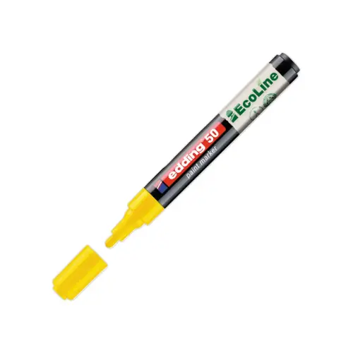 Marqueur peinture eau E50 - Jaune - EDDING