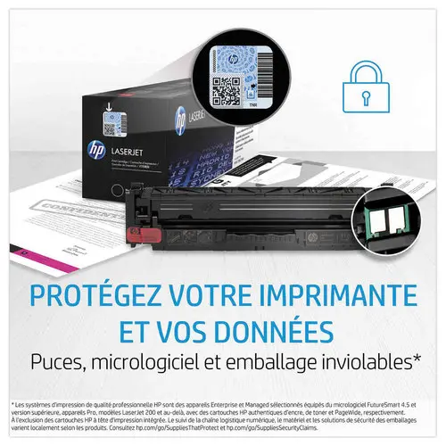 HP 307A CE742A toner jaune 