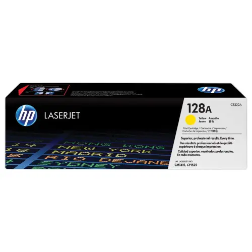 HP 128A CE322A toner jaune