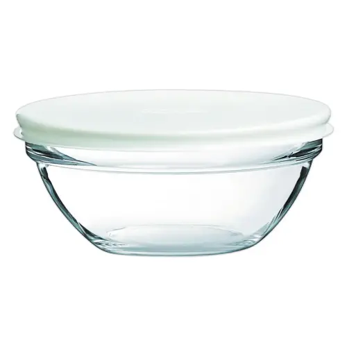 Saladier en verre + couvercle - 145 x 62 mm - ARCOROC
