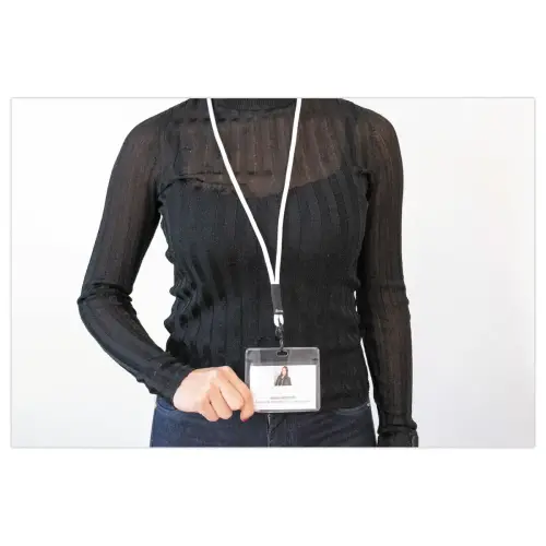 20 Porte-badge pochette ferm&eacute;e 60 x 90 mm 