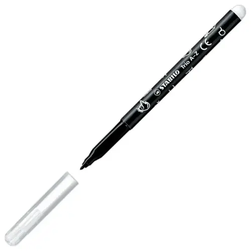12 Feutres de coloriage Trio A-Z - Pointe moyenne - Encre eau - STABILO 