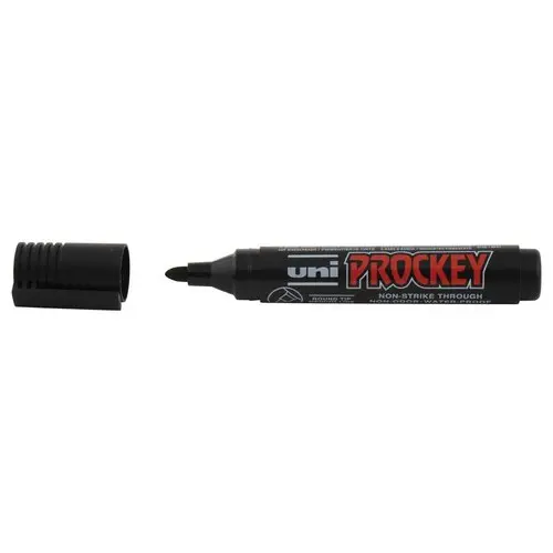Marqueur permanent Prockey - Pointe ogive - Noir - UNI-BALL