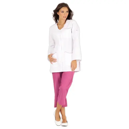 TUNIQUE F MANCHES TRANSFORMABLES – LAURIE HASSON – BLANC ROSA – T.3