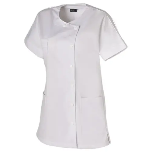 TUNIQUE MANCHES COURTES POLY/COTON – DAFNI HASSON – BLANC – TAILLE 6