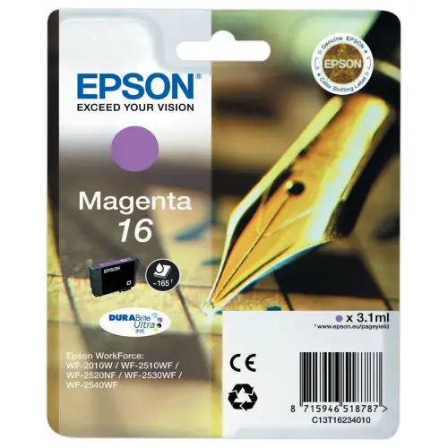 Cartouche T162 Stylo à plume - Magenta - Epson