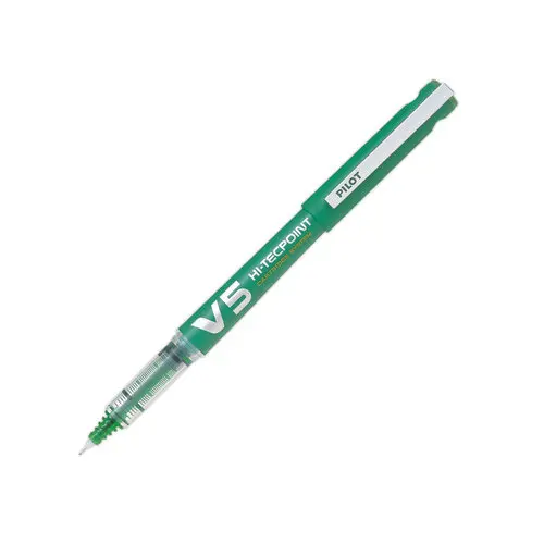 Stylo roller pointe aiguille rechargeable - Vert - V5 PILOT