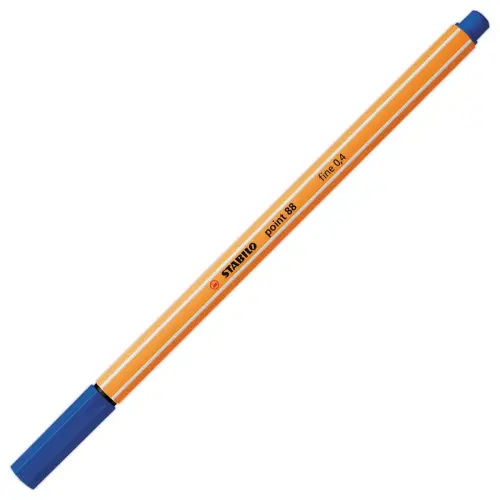 Stylo-feutre point 88 - Pointe fine - Bleu - STABILO