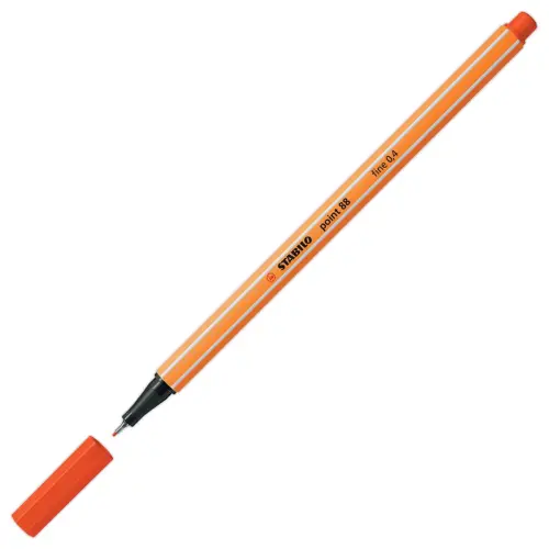 Stylo-feutre point 88 - Pointe fine - Rouge - STABILO