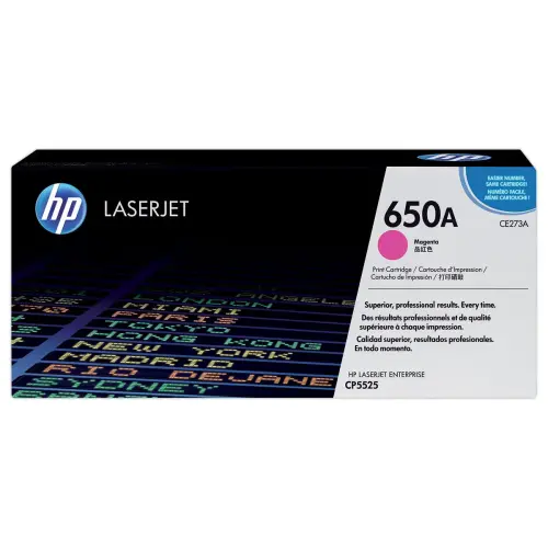 Toner 650A CE273A - Magenta - HP 