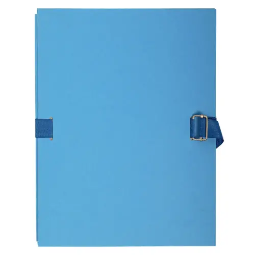 Chemise extensible à sangle A4+ - Bleu - Exacompta
