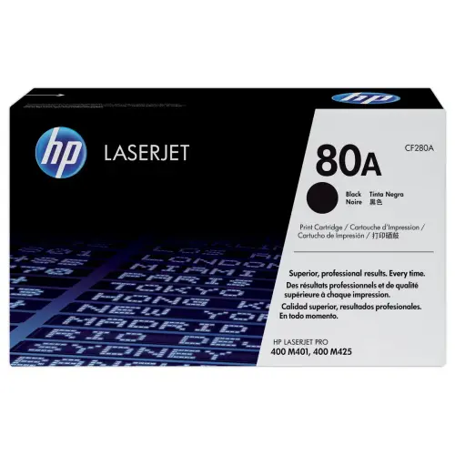 HP 80A CF280A toner noir - HP
