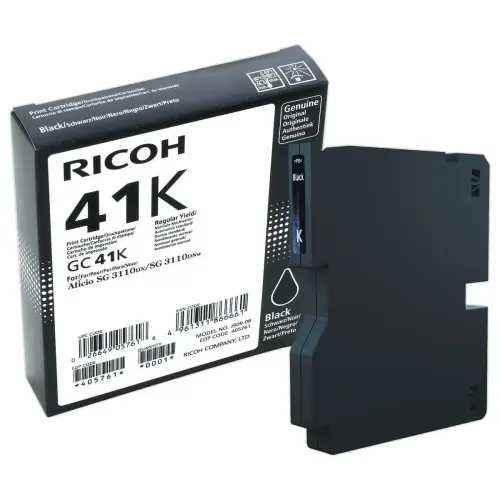 Cartouche RICOH GC-41K noir