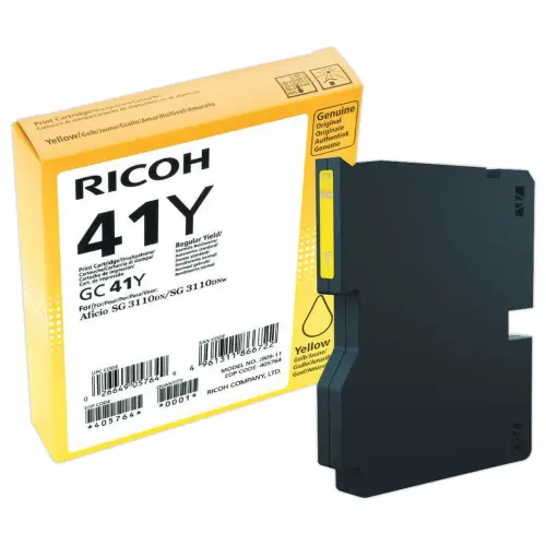 Cartouche RICOH GC-41Y jaune