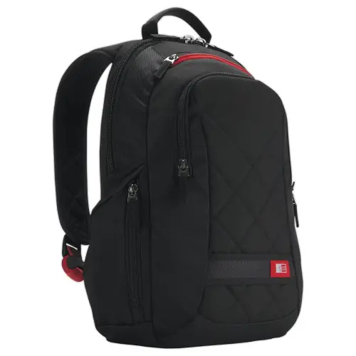 Sac &agrave; dos polyester pour PC 14" - Nylon coloris noir - CASE LOGIC 