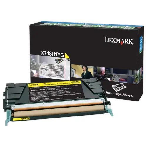 Toner LEXMARK jaune HC X748H1YG