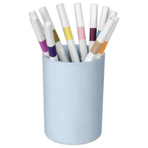 Pot &agrave; crayons - Bleu - CEP 