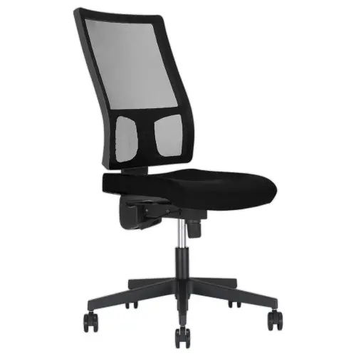 Siège de bureau Taktik synchrone Activ noir avec dossier résille