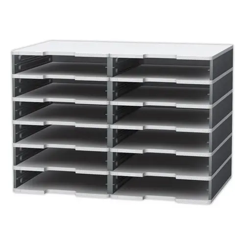 Tiroir pour cases Modulodoc - Hauteur normale 5,4 cm - porte étiquette intégré - EXACOMPTA