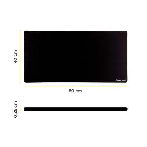 Sous-mains Breyta - Noir - FELLOWES
