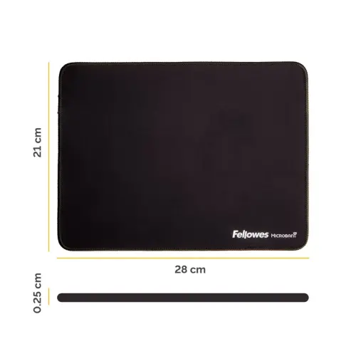 Tapis de souris Breyta XL - Noir - FELLOWES 