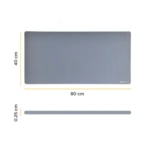 Sous-mains Breyta - Bleu gris - FELLOWES 
