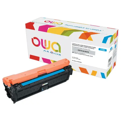 Toner éq. HP CE741A - Cyan - OWA