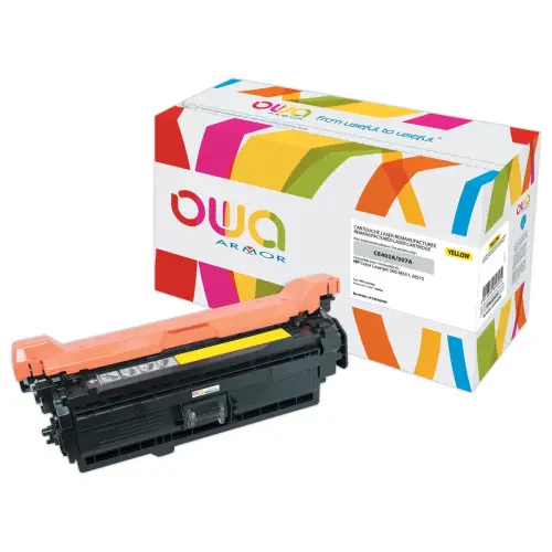 Toner &eacute;q. HP CE402A - Jaune - OWA 