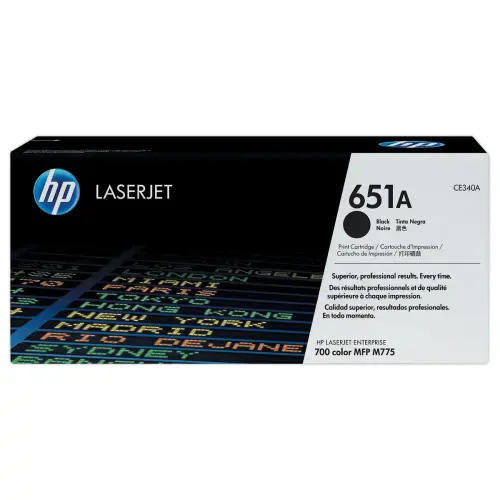 HP 651A CE340A toner noir