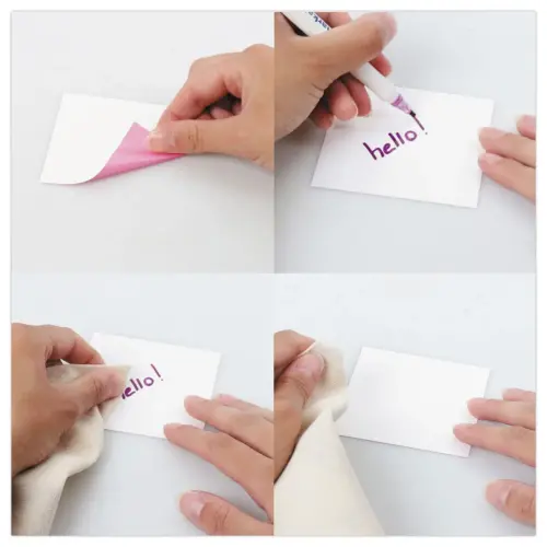 500 Notes &eacute;lectrostatiques Magic Chart - 5 couleurs - 10 x 20 cm - LEGAMASTER 