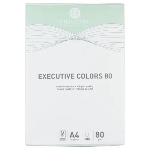 Ramette de papier couleur intense A4 Executive Colors 80g - Vert - FIDUCIAL