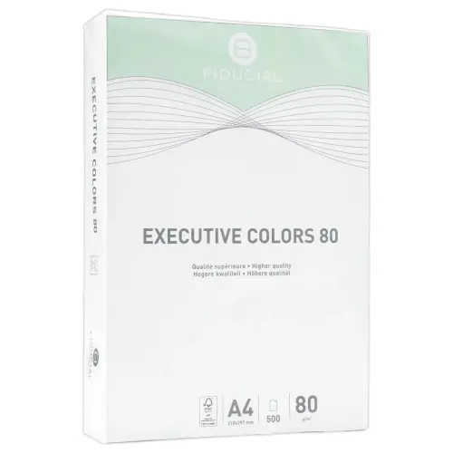 Ramette de papier couleur intense A4 Executive Colors 80g - Vert - FIDUCIAL