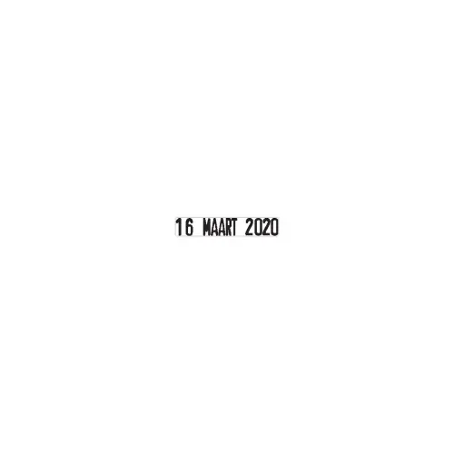 Dateur TRODAT 5030 - Caractères : H 4 mm Néerlandais