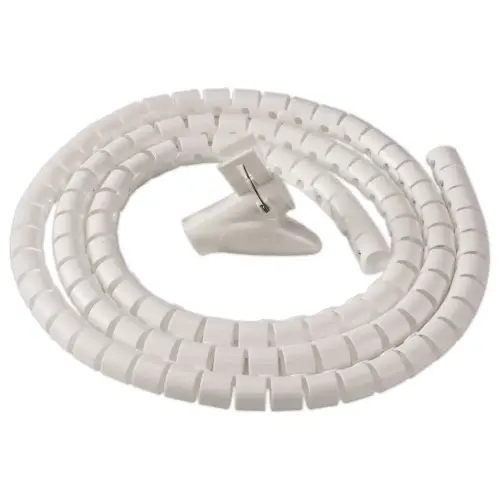Guide c&acirc;bles Cable Zip - Blanc - FELLOWES 