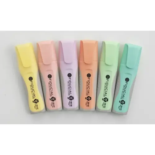6 Surligneurs - Coloris pastels