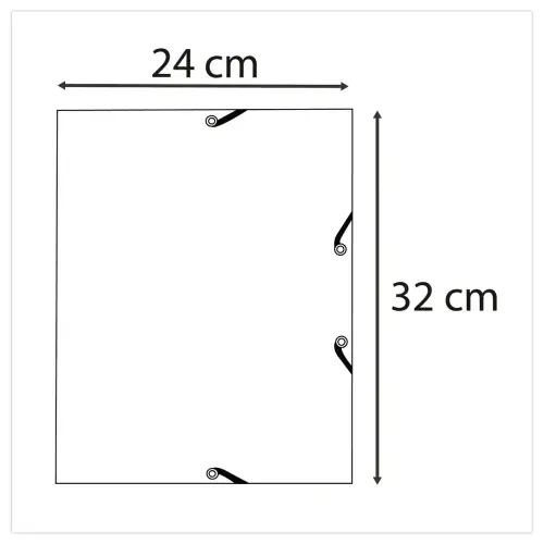 Chemise élastiques 3 rabats AutentiK - Carte recyclée - EXACOMPTA