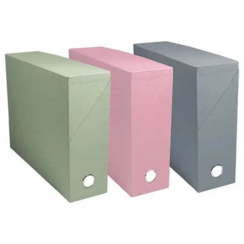Boîte de transfert Autentik - Dos 90mm - Coloris aléatoire - EXACOMPTA