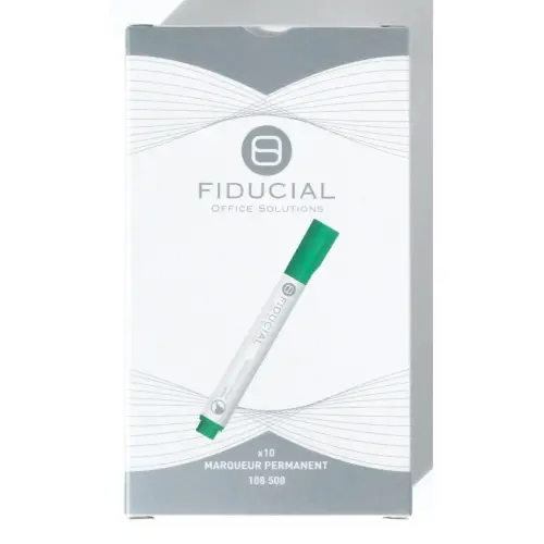Marqueur permanent - Pointe ogive - Vert - FIDUCIAL