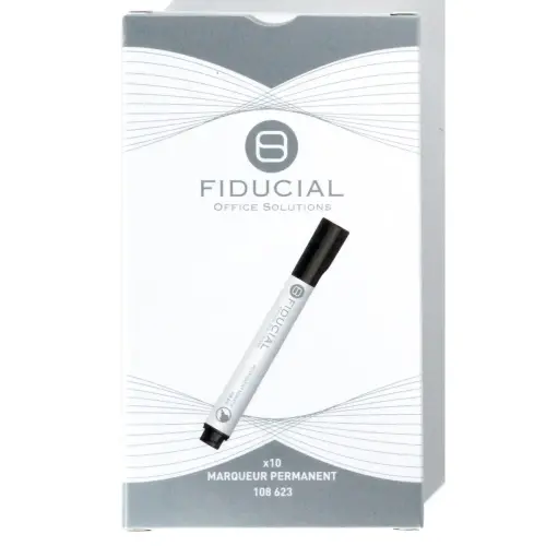 Marqueur permanent - Pointe ogive - Noir - FIDUCIAL