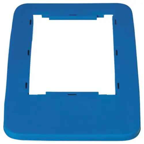 Cadre couvercle pour collecteurs "recyclage" 60L et 80L - Bleu