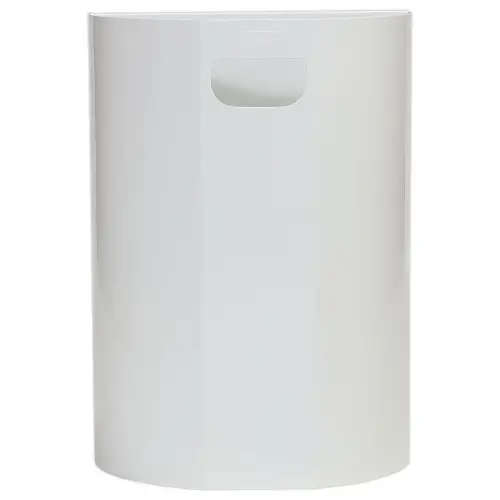 Collecteur mural demi-lune - 20L - Blanc